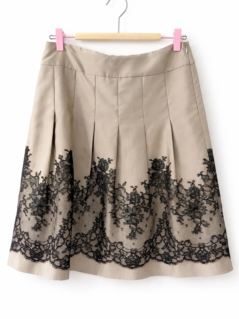 Ann Taylor Sz 6 Skirt Minimalist Capsule Wardrobe Quiet Luxury Academia Feminine